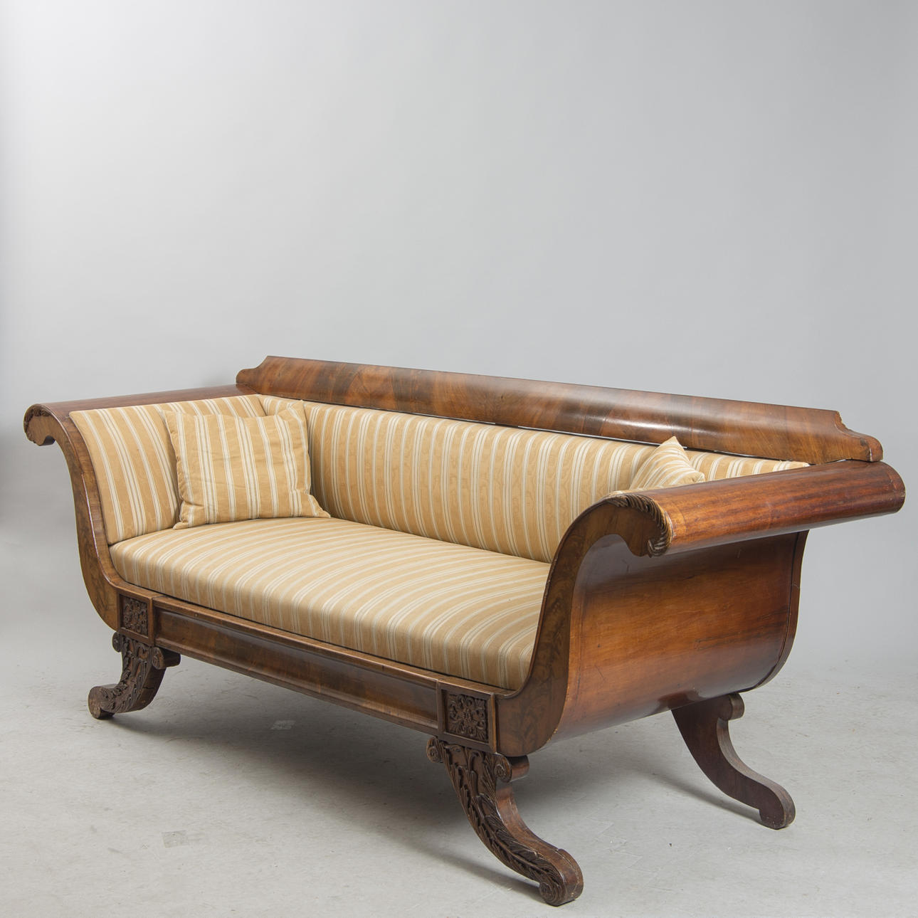 SALONGSSOFFA, mahogny, empire.