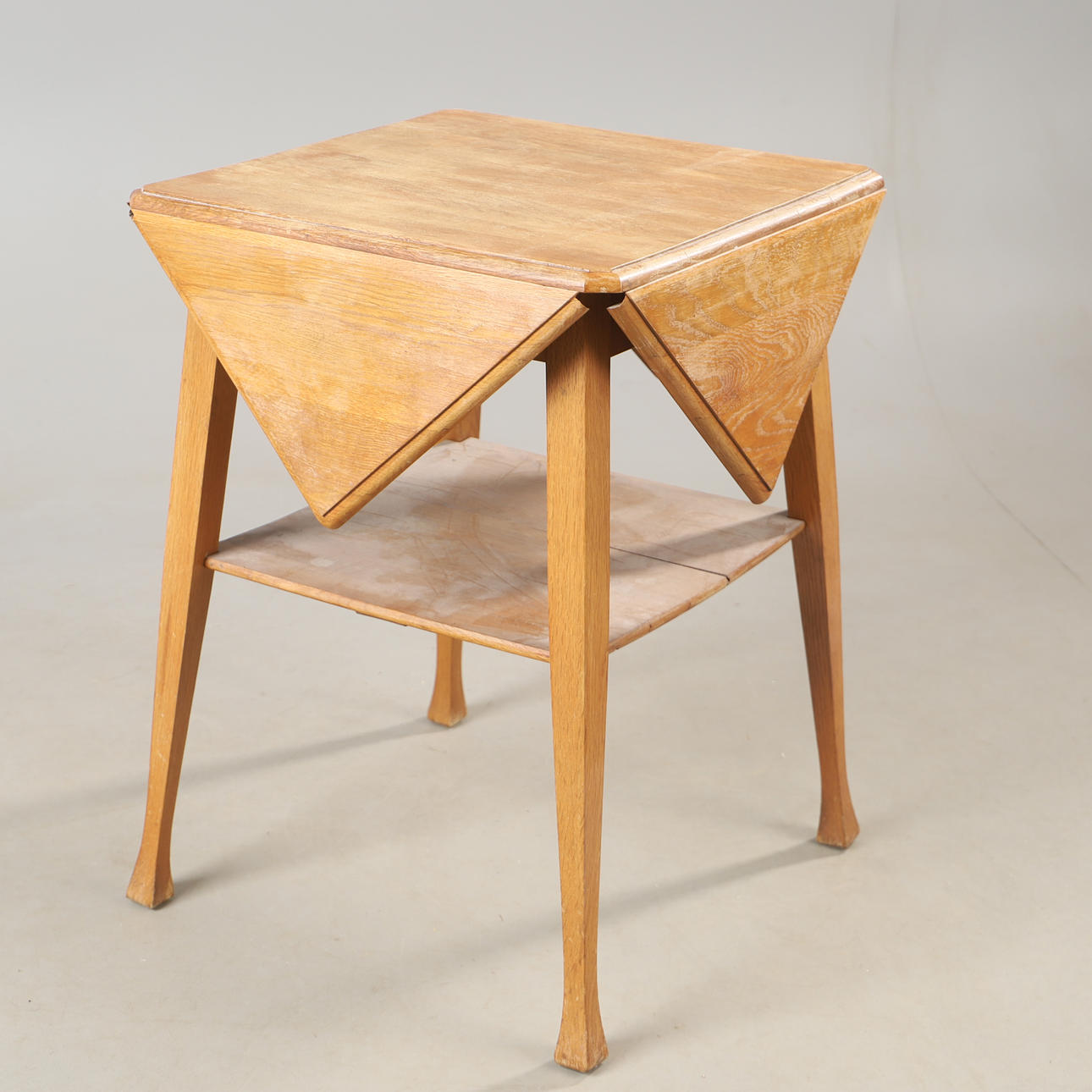 ENVELOPE TABLE, oak, Art Nouveau.