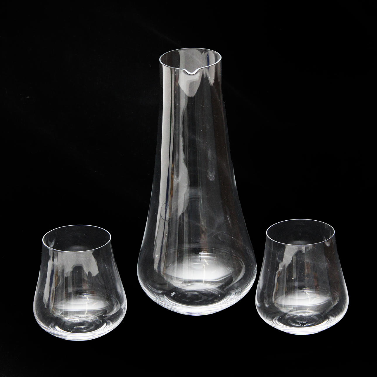 LENA BERGSTRÖM. DECANTING SET, glass, Orrefors.