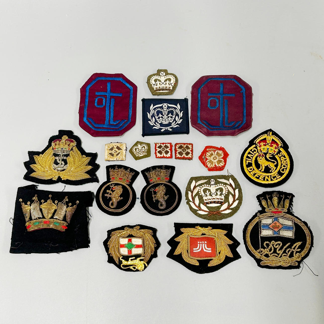 MARITIME OFFICER BADGES.