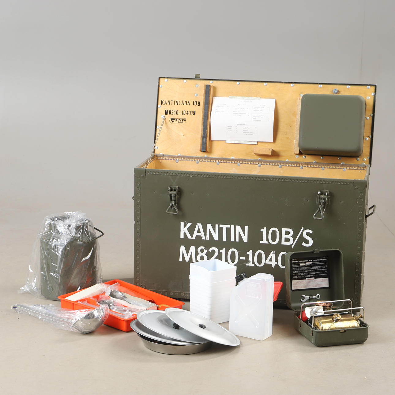 CANTEEN BOX, 10B/S, Military.