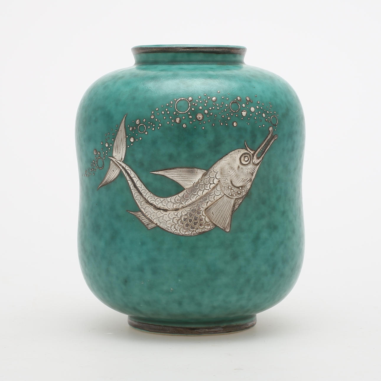 VAS, stengods, "Argenta", Wilhelm Kåge, Gustavsberg.