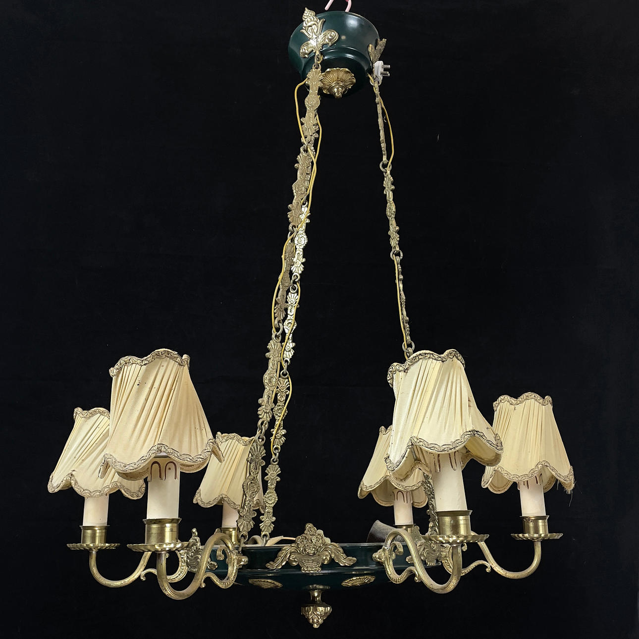 AMPEL. Empirestil, mässing & plåt, 1900-tal.