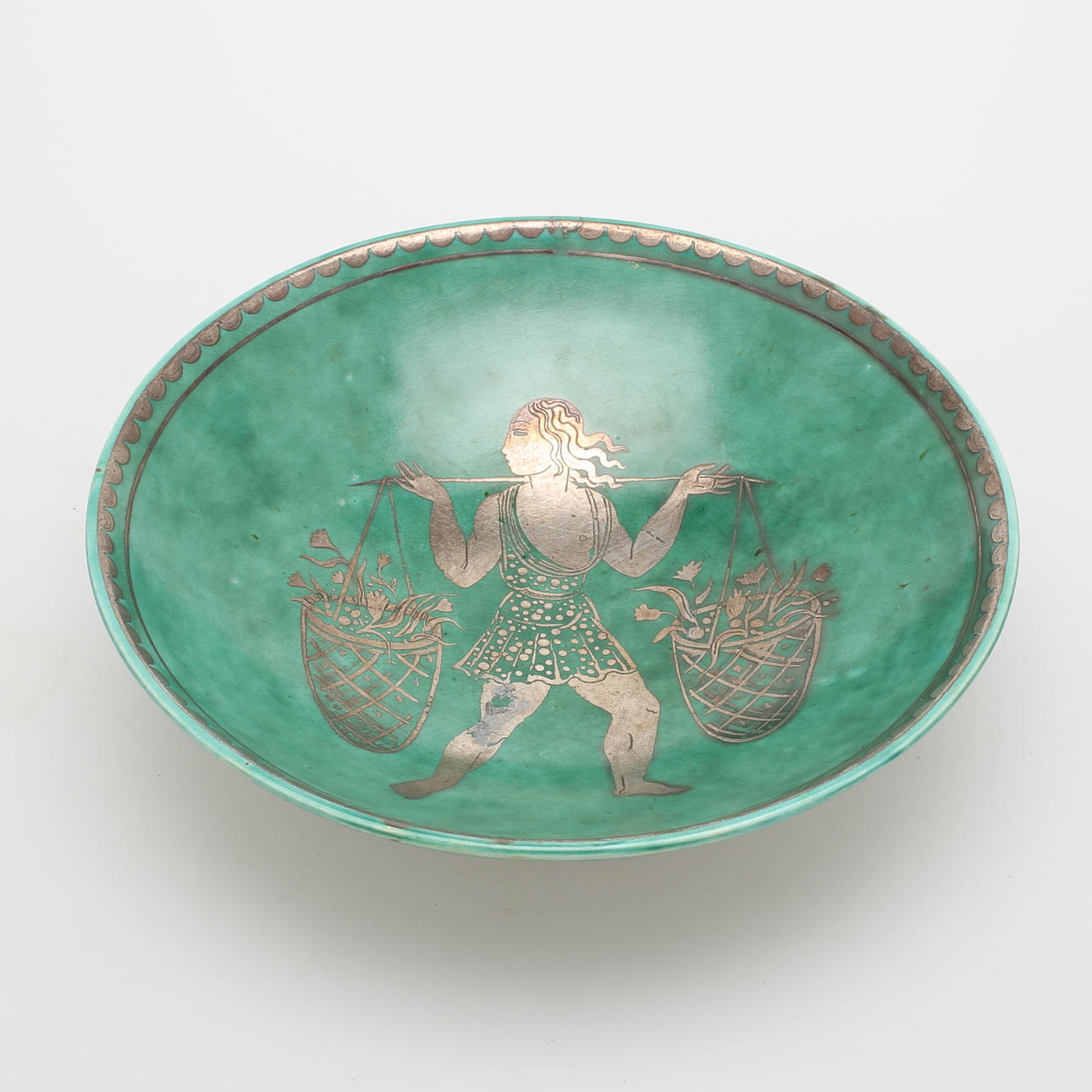 SKÅL, stengods, "Argenta", Wilhelm Kåge, Gustavsberg.