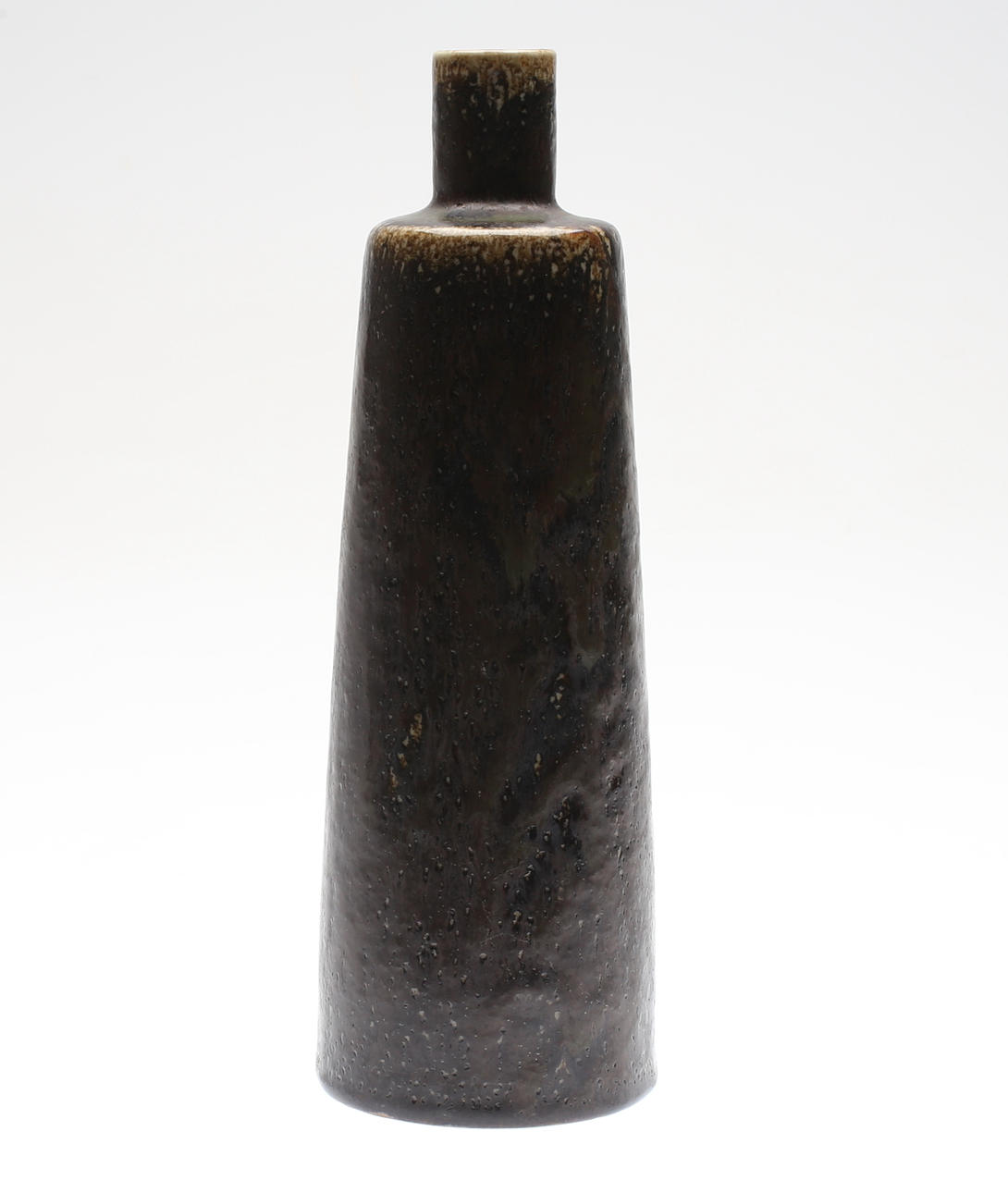 CARL HARRY STÅLHANE. stengods, vas, Rörstrand, signerad och daterad- 56, unik.