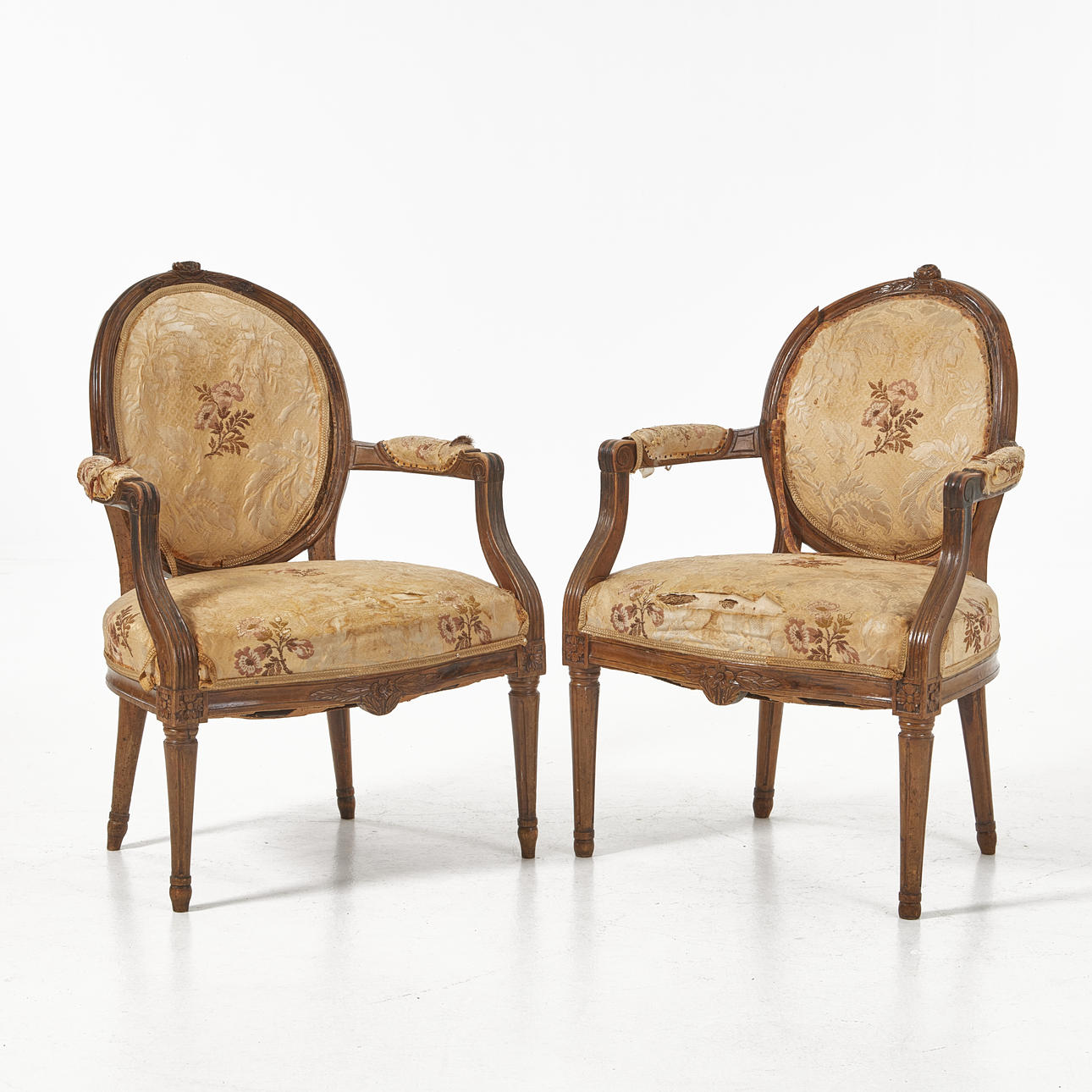ARMCHAIRS, 1 pair, gustavianska.