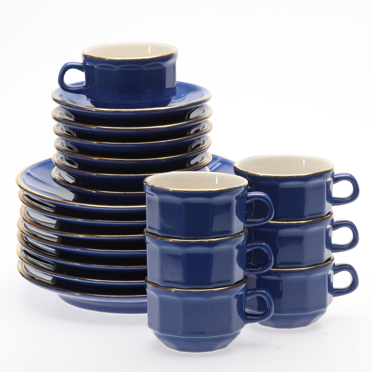 KAFFESERVIS, REVOL, porslin, Frankrike.