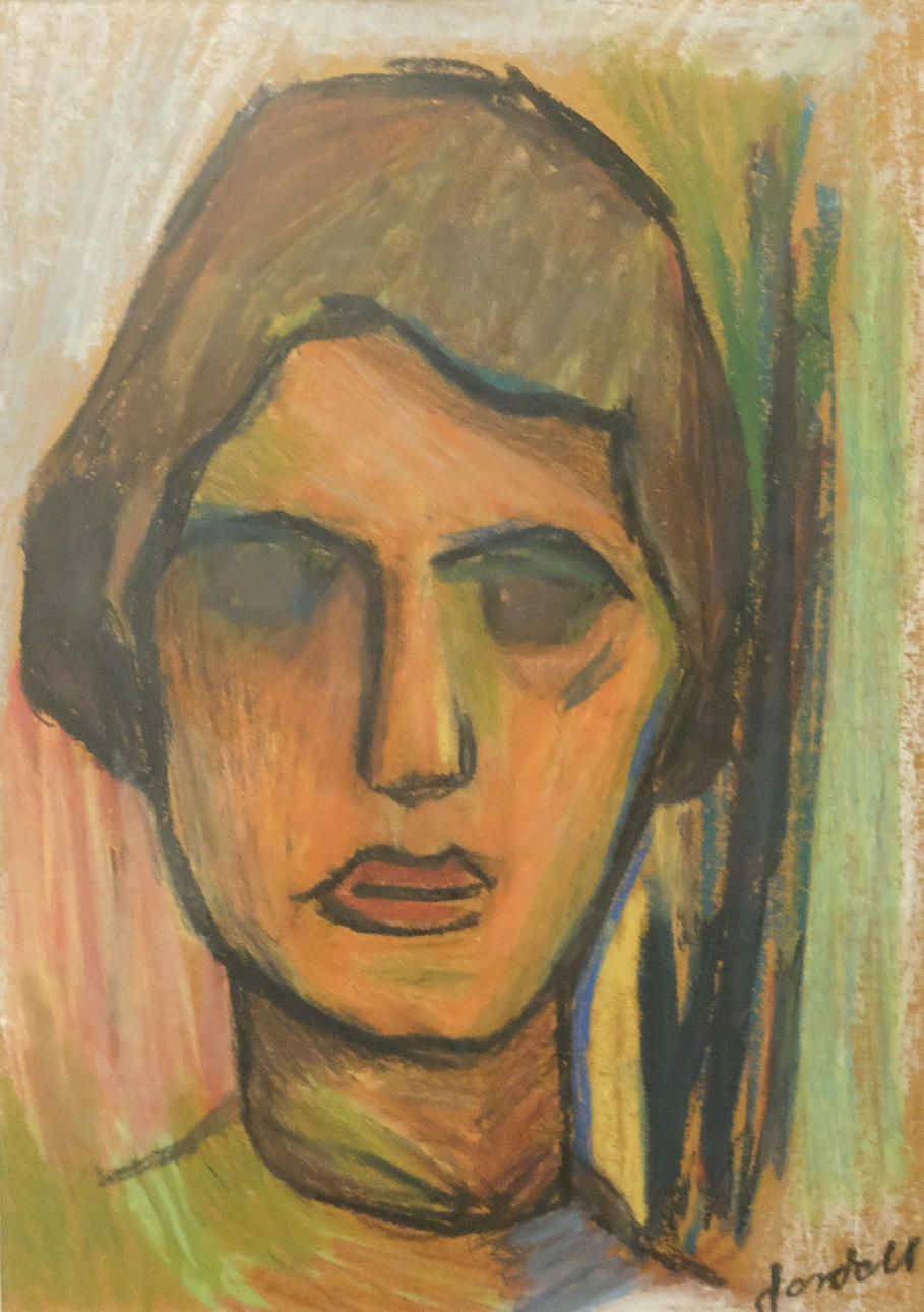 IVAN JORDELL. PORTRAIT, PASTEL.