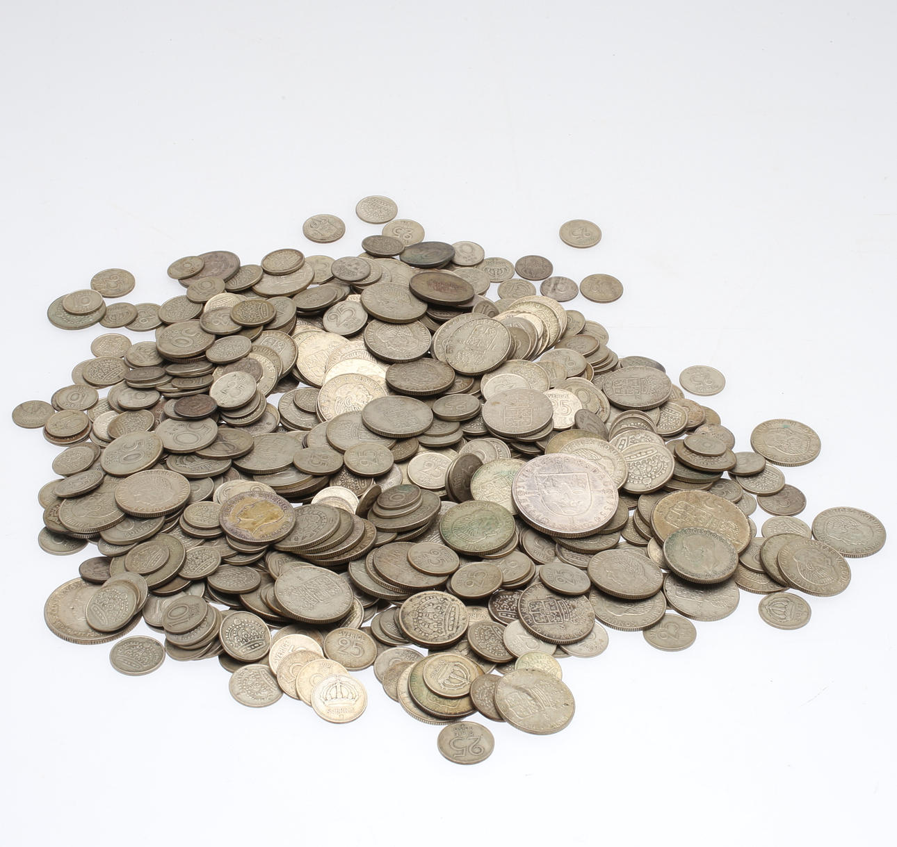 MYNT SILVER, Sverige. Vikt ca 1945 g.