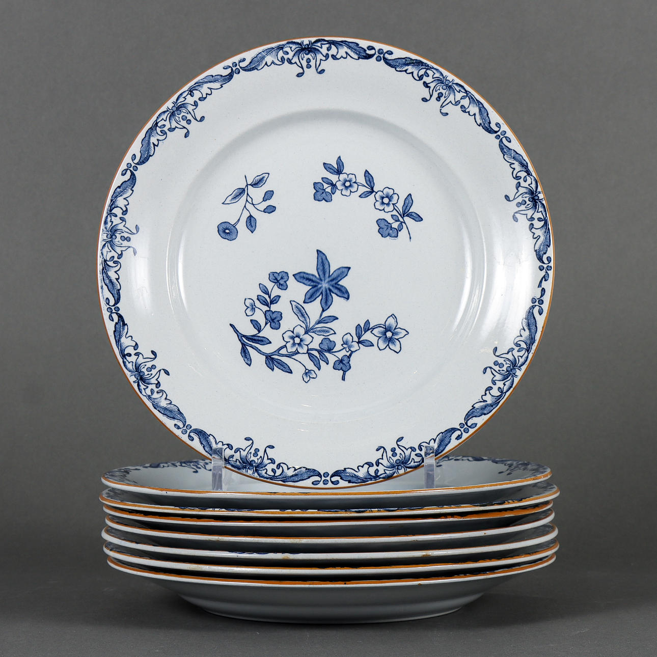 PLATES 8 pieces, Rörstrand Ostindia.