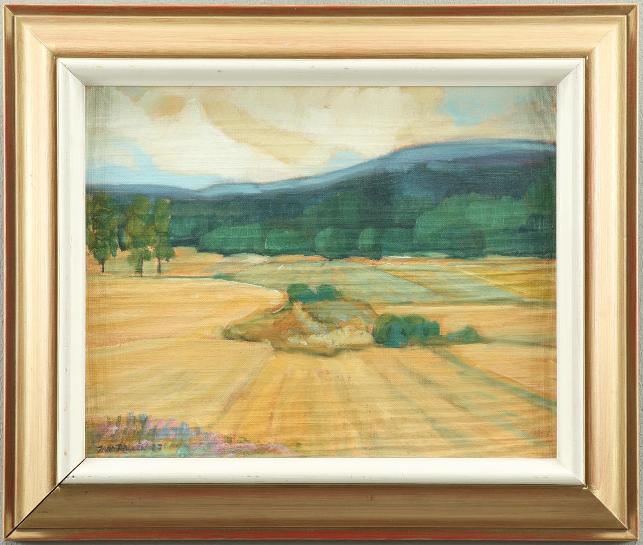 JARD ROLLÉN. Oil on panel, signed 87.