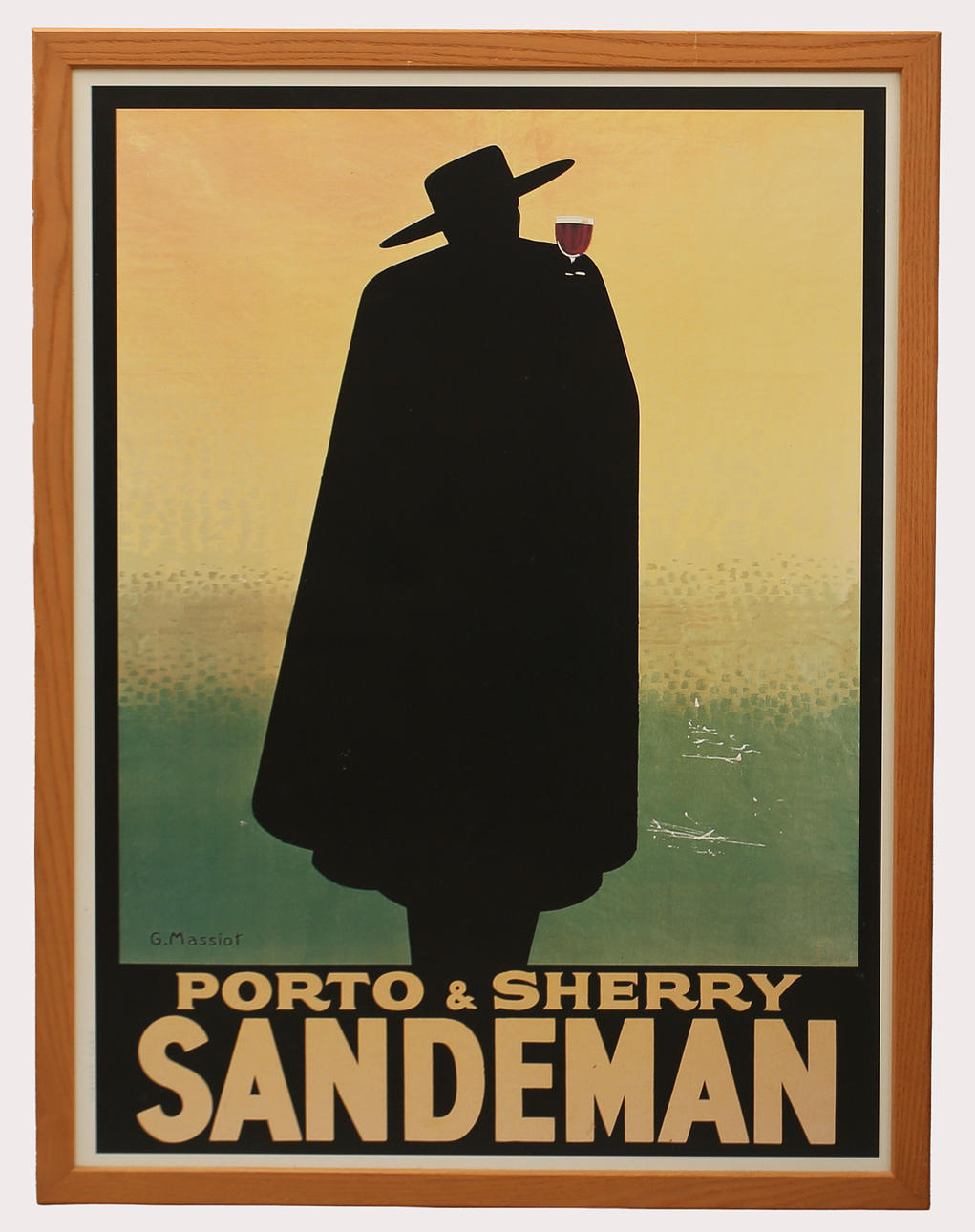 OIDENTIFIERAD KONSTNÄR. POSTER, Porto&Sherry Sandeman.