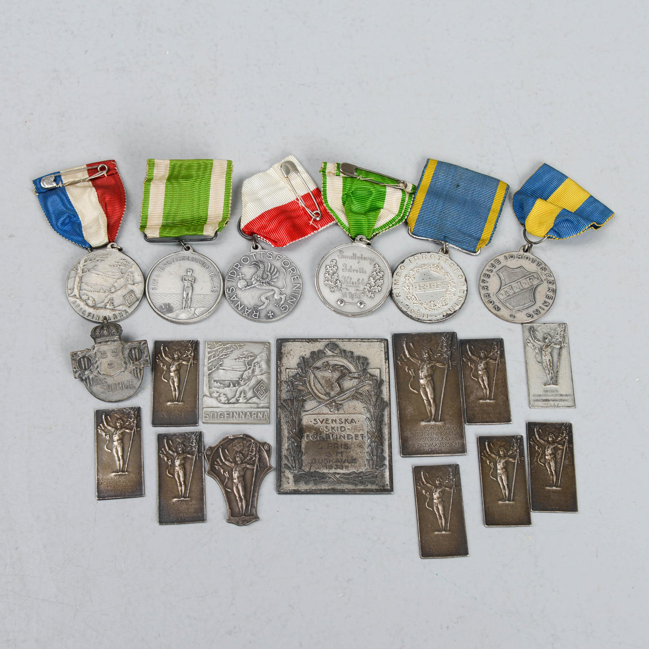 SHOOTING PRIZES, silver, 232 grams total weight.