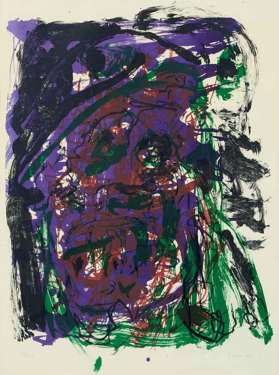 ASGER JORN. "Le monde contrairé".