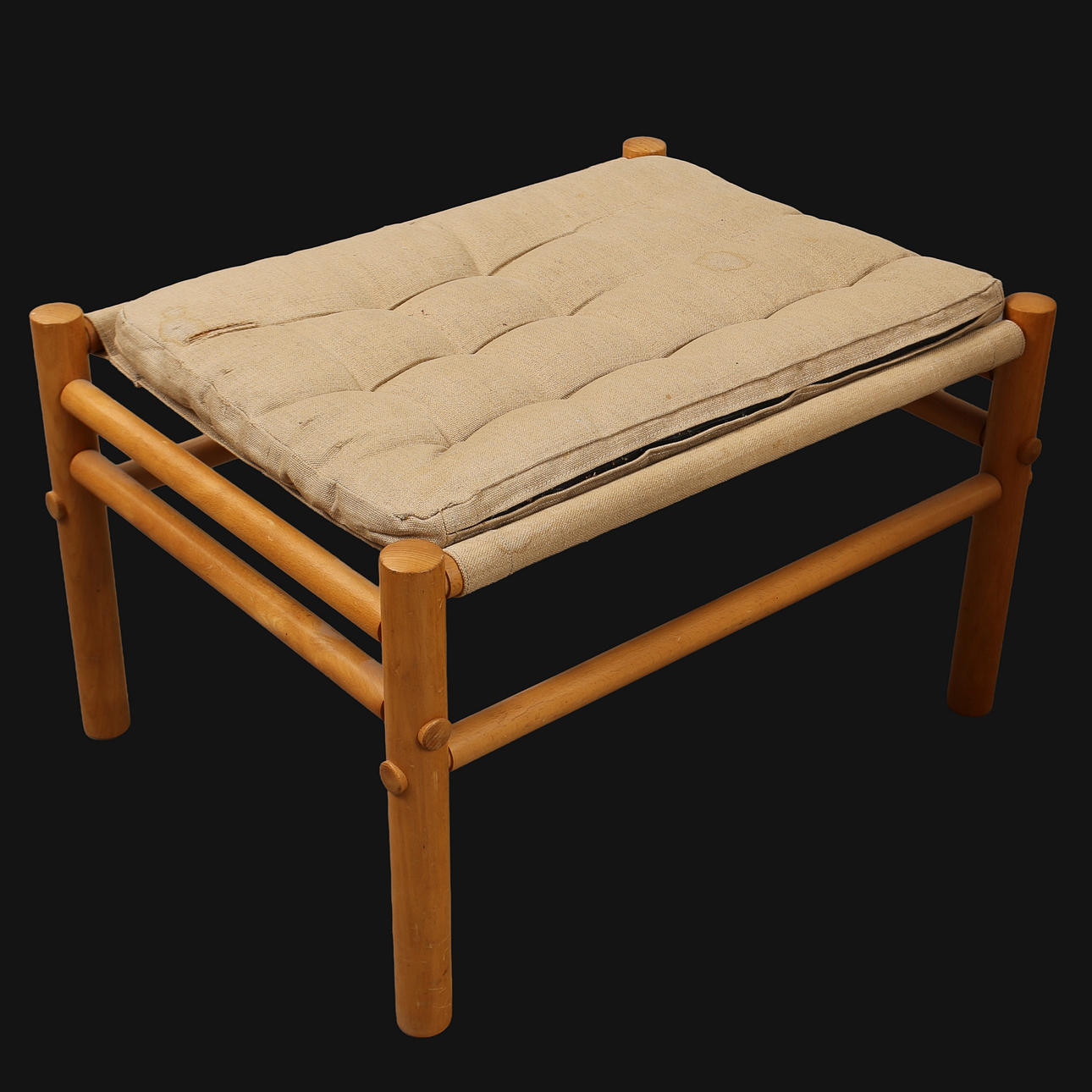 FOOTSTOOL, canvas, model "Sirocco", Arne Norell.