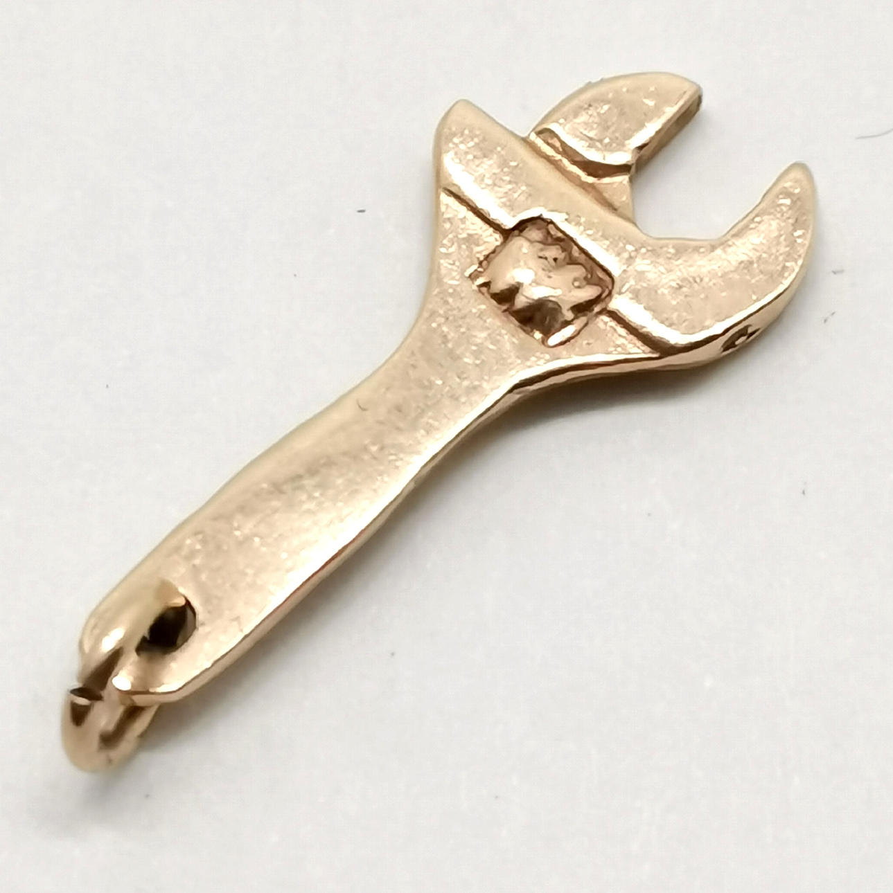 9CT GOLD MONKEY WRENCH CHARM / PENDANT.