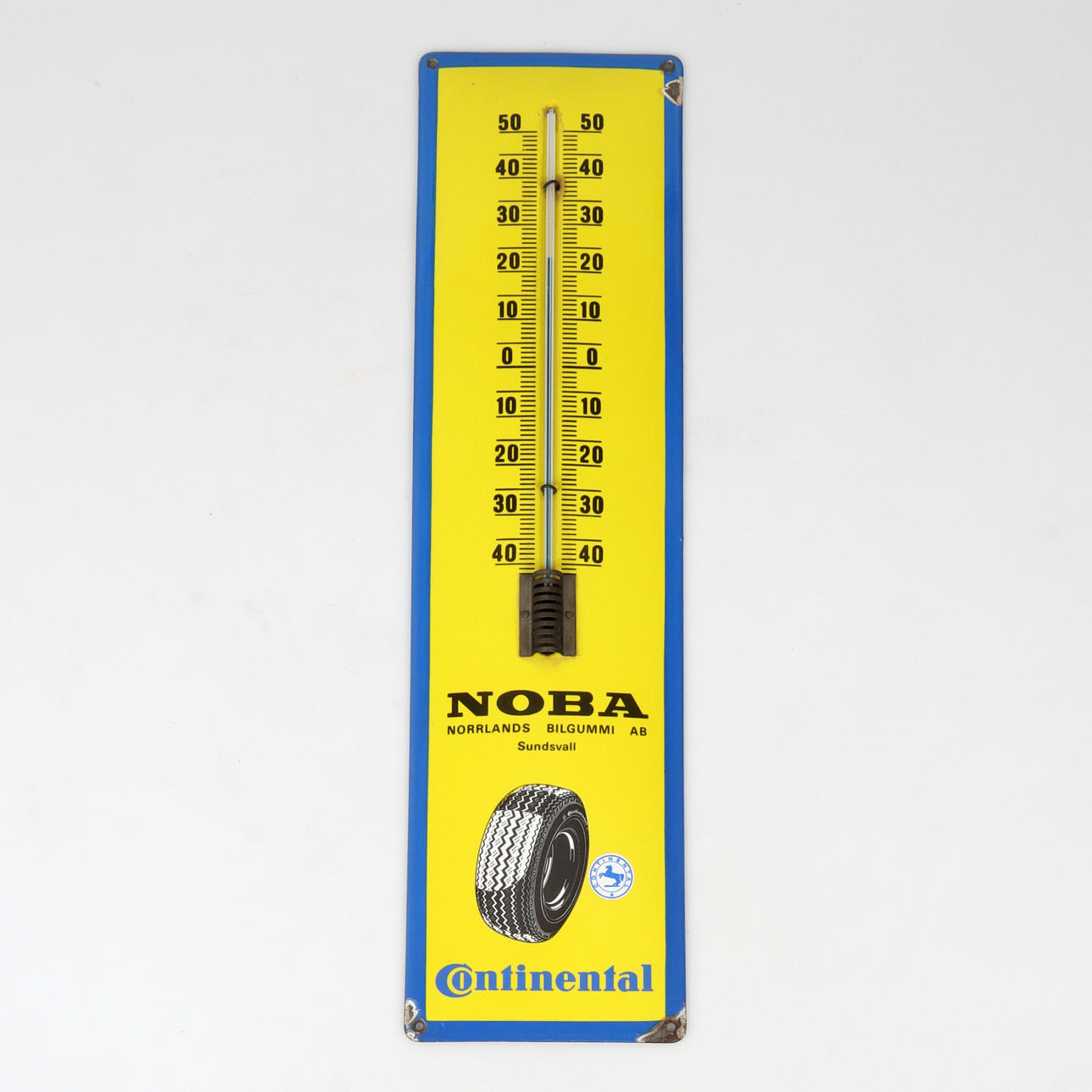 TERMOMETER, emalj, NOBA, Continental, 1900-tal.