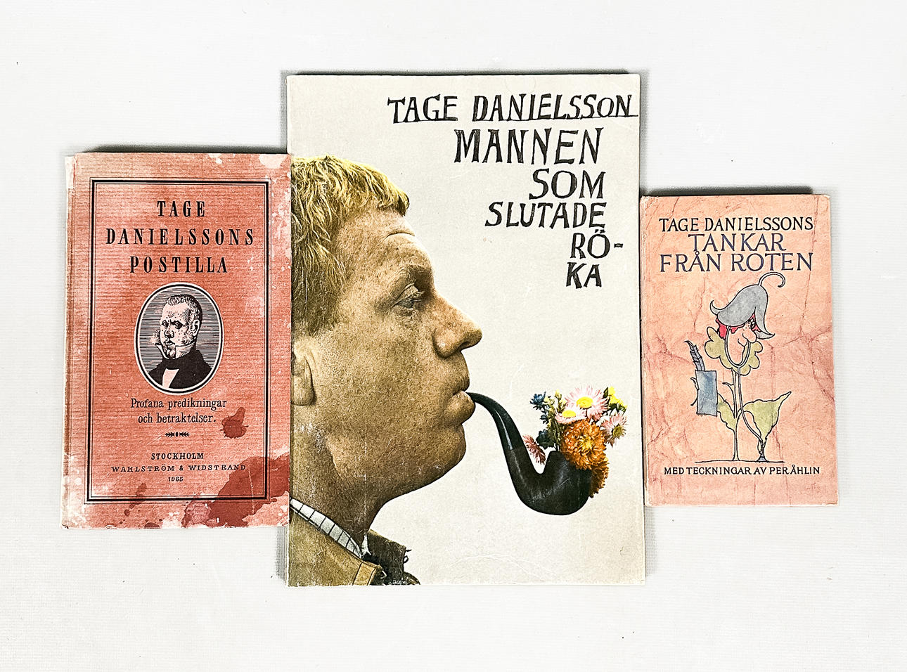 TAGE DANIELSSON. BÖCKER, 3 volymer, 1900-tal.