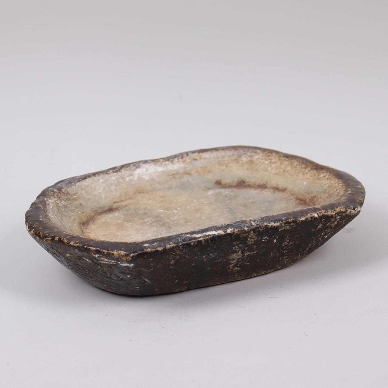 BOWL PLATE, stone.