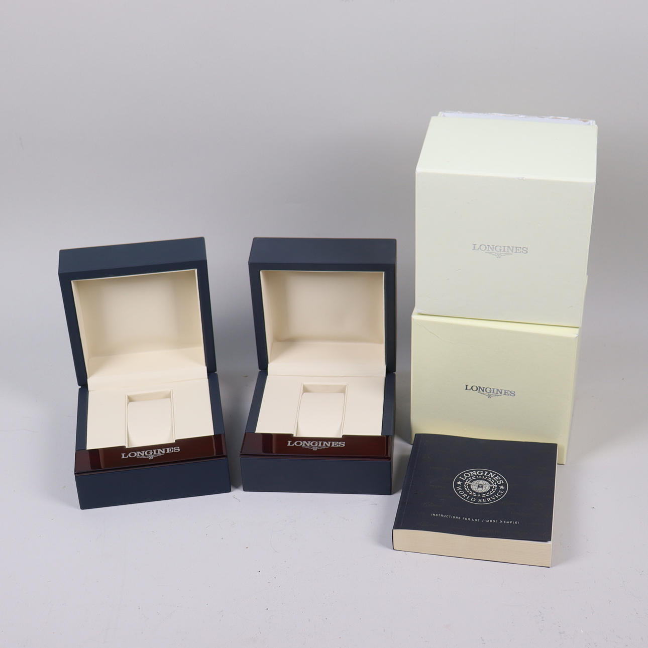 WATCH BOXES, Longines, 2 pcs.