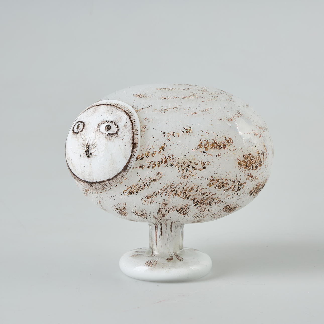 OIVA TOIKKA. GLASFÅGEL, " "Lapinpöllö - Lapland owl ''.