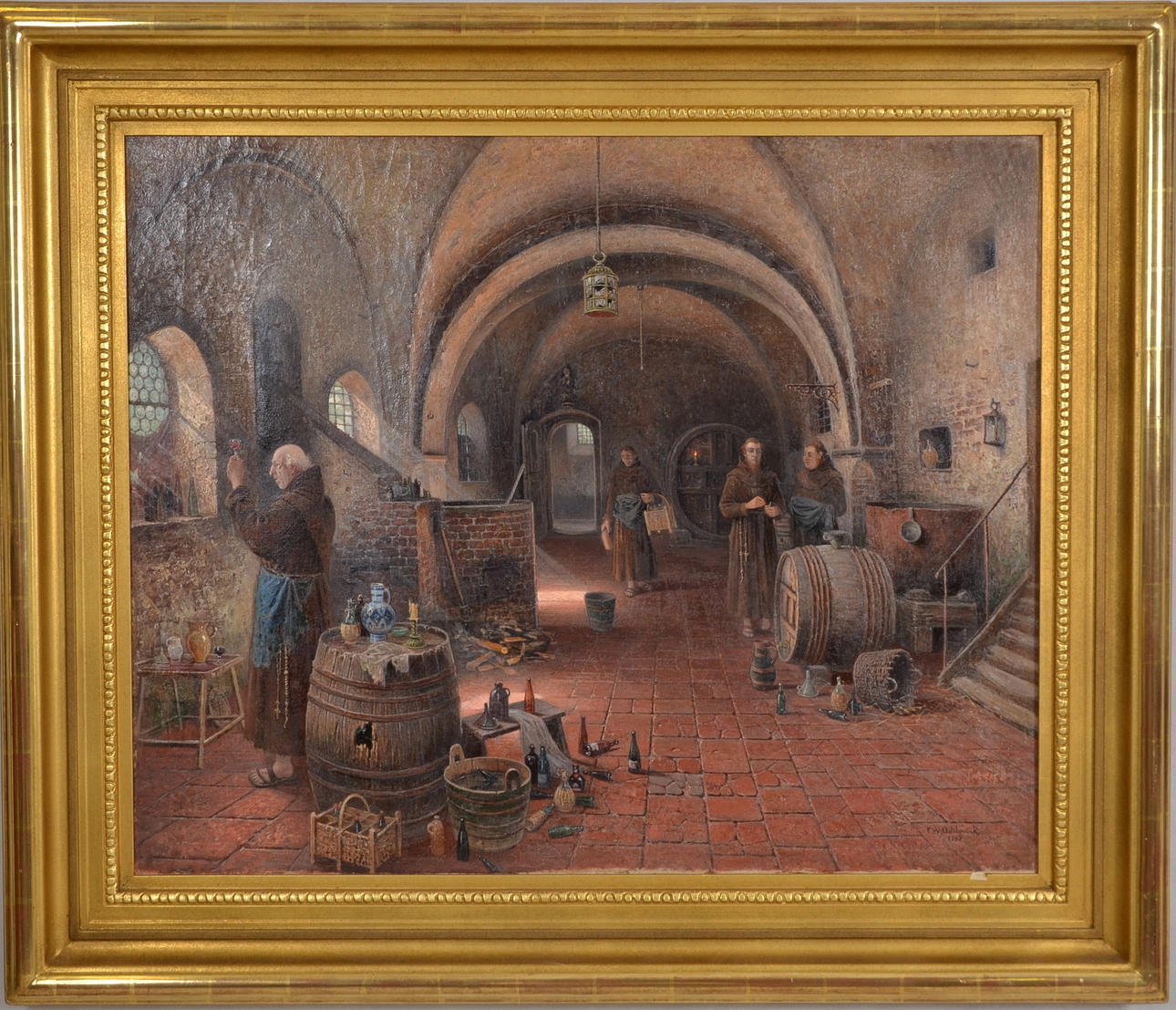 FRANS WILHELM ODELMARK. Olja på duk.