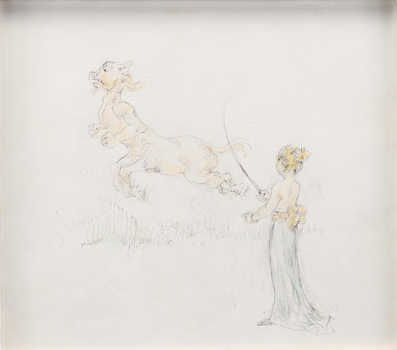 ROBERT HÖGFELDT. “Kentaurtämjerska”.