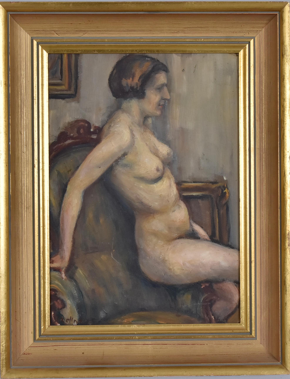 OIDENTIFIERAD KONSTNÄR. Oil on panel.