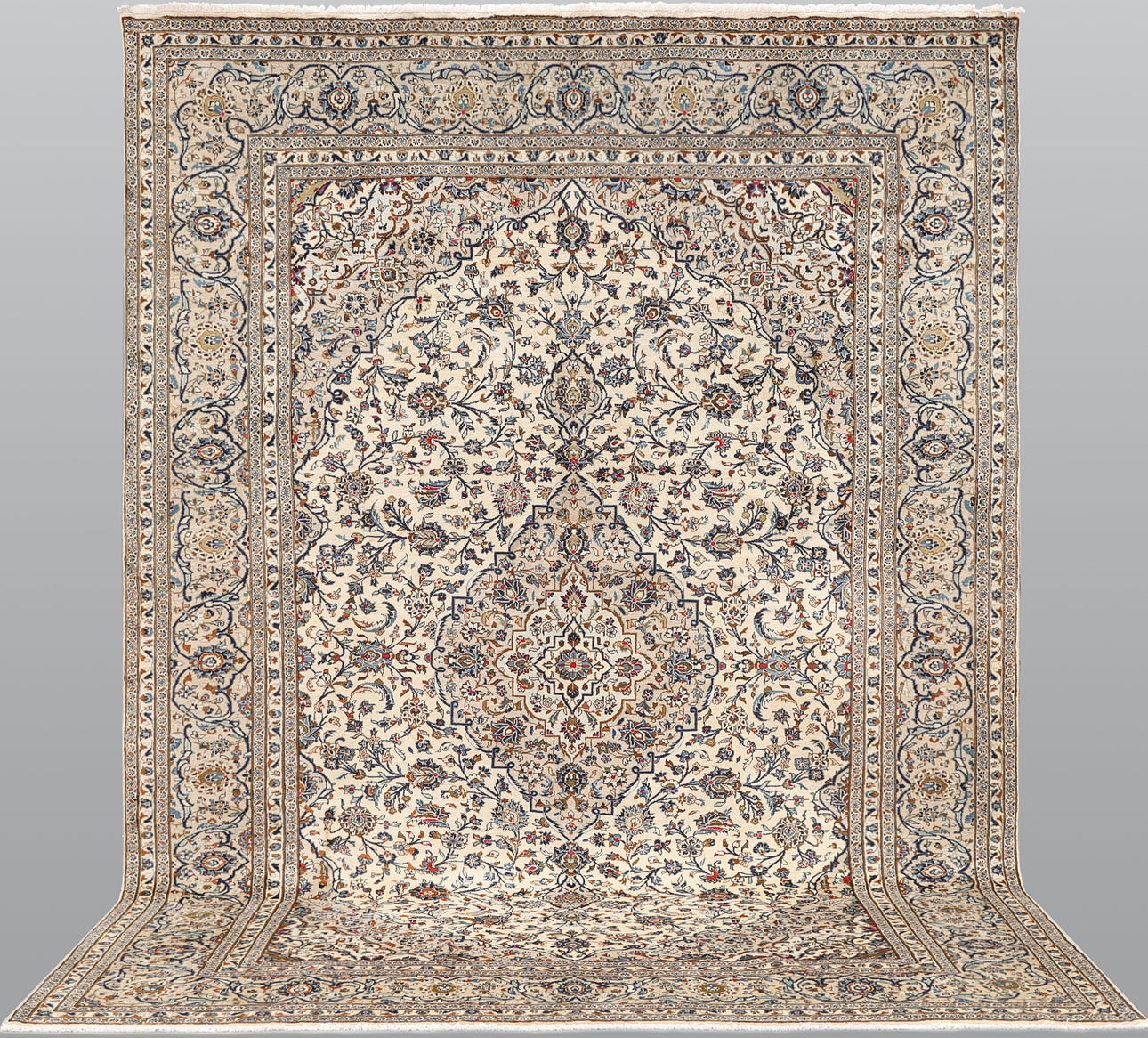 ORIENT CARPET. Light Keshan fine, 416 x 292 cm.