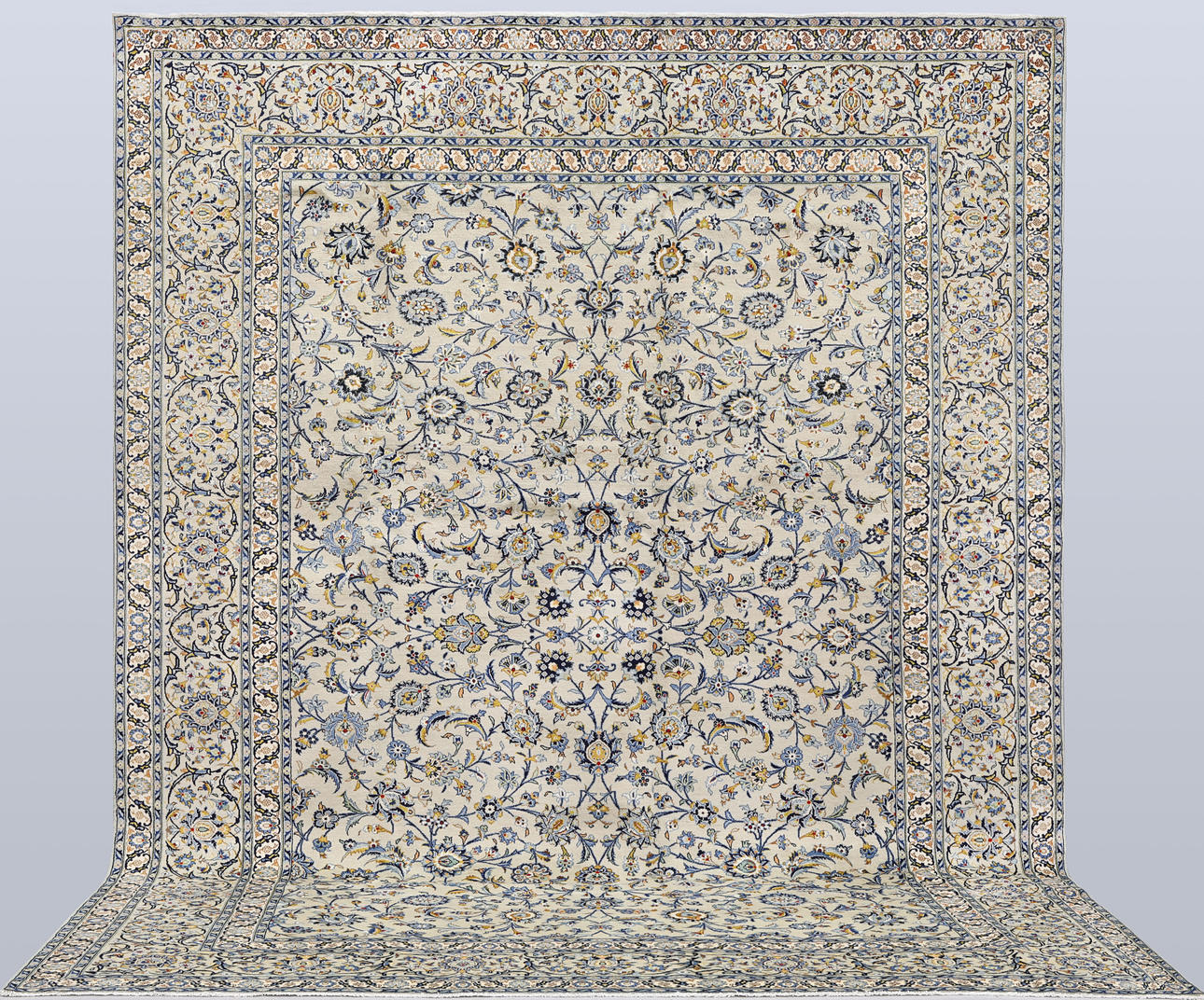 ORIENT CARPET. Light Keshan fine, 400 x 300 cm.