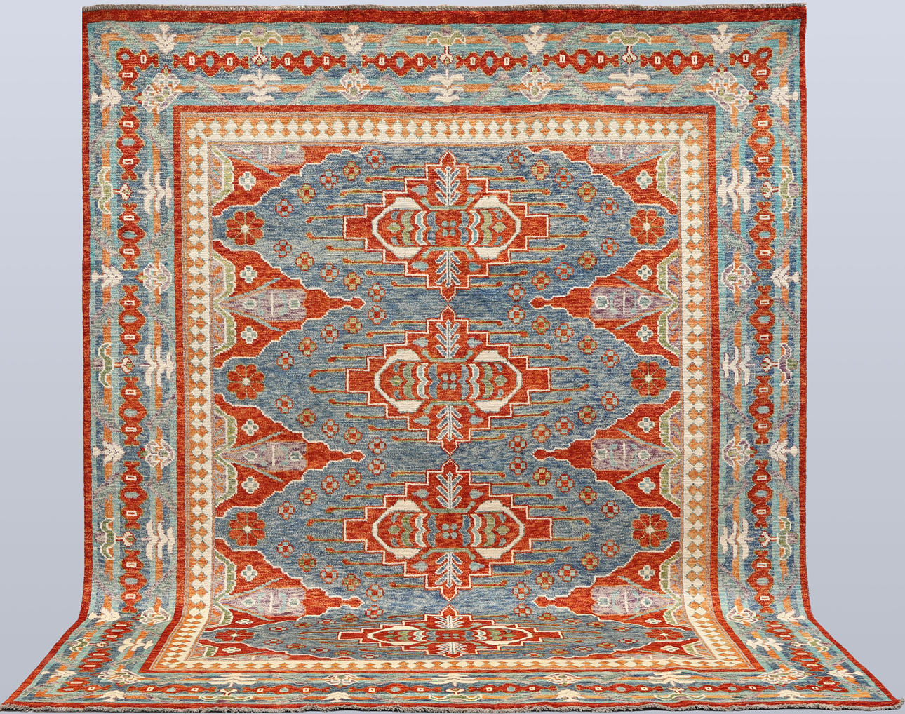 ORIENT CARPET. Azeri, 290 x 244 cm.