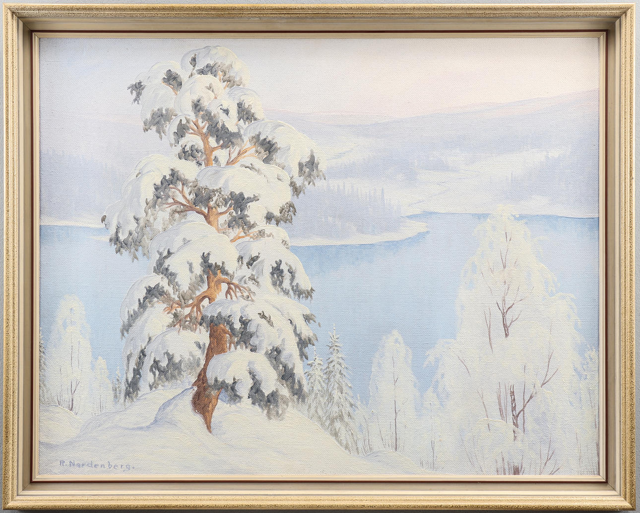 ROLF NORDENBERG. Oil on panel, signed.