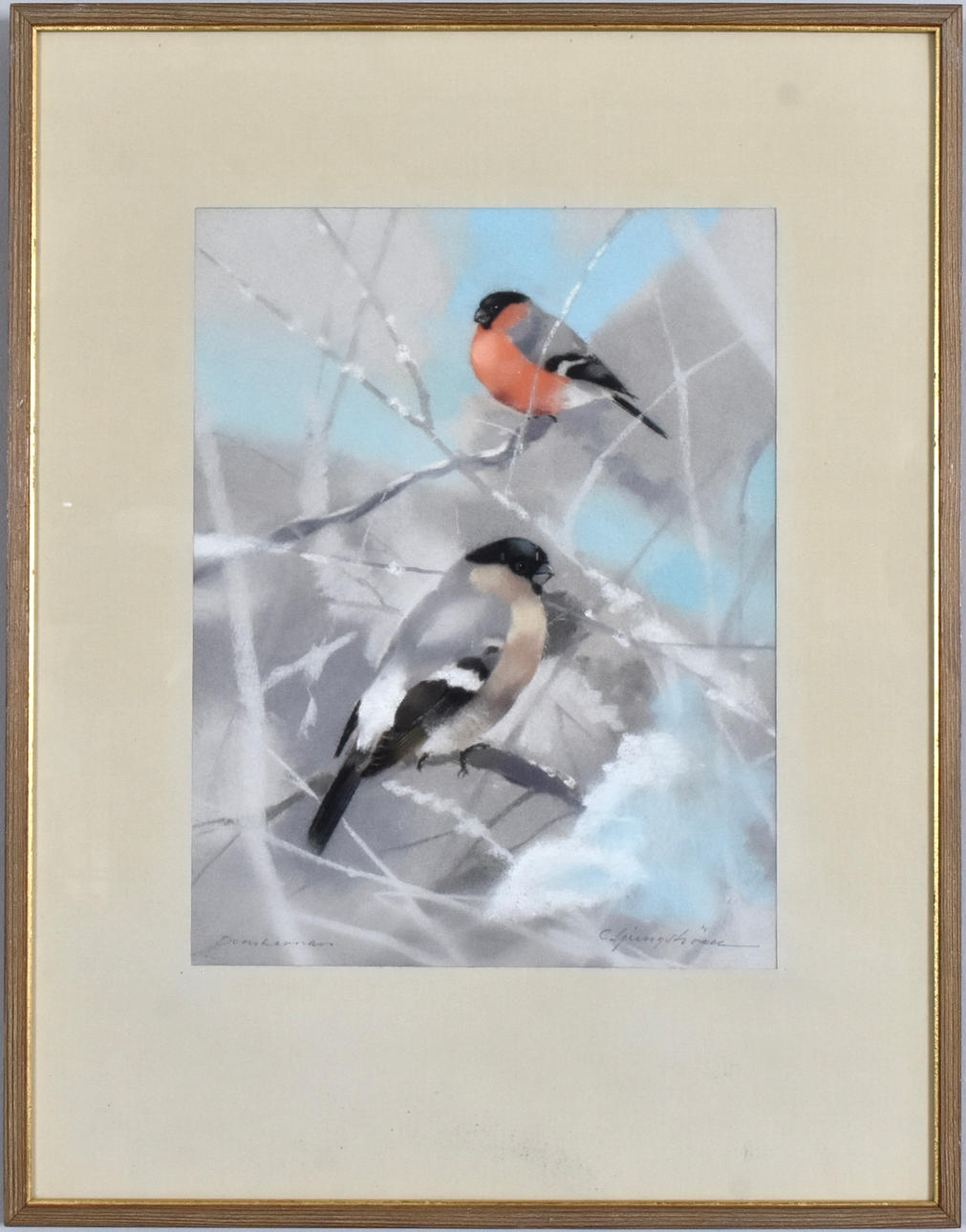 CARL LJUNGSTRÖM. Pastel.