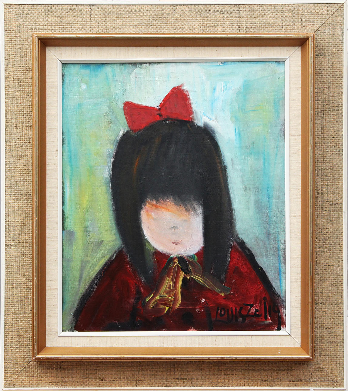 LOUIS ZELIG. OIL, on canvas, signed.