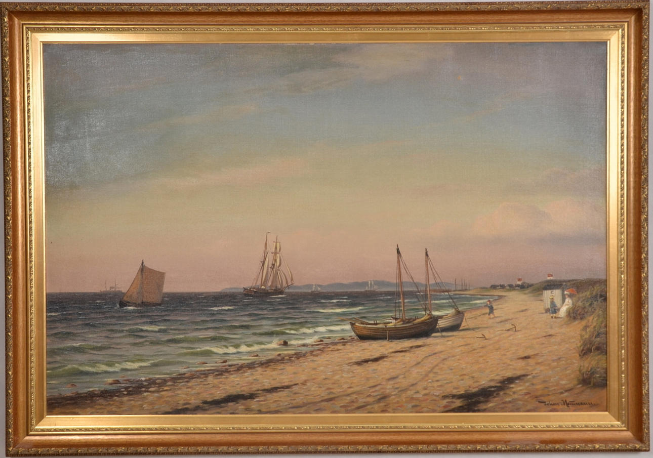 JOHAN JENS NEUMANN. Olja på duk.