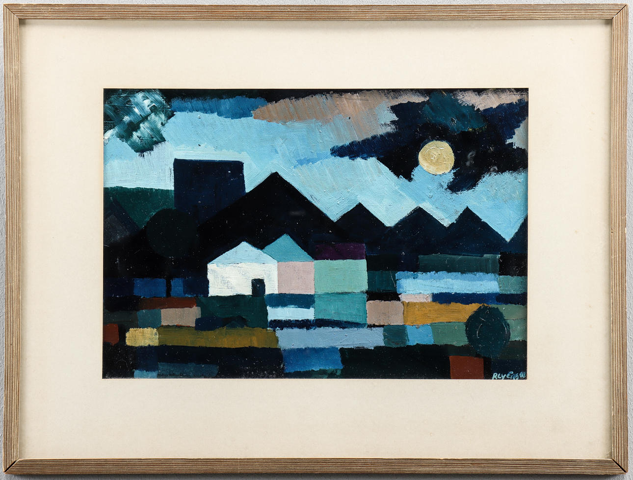 HERMAN REIJERS. Mixed media, signed.