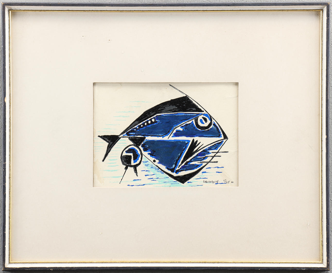 EBBA HEDQUIST. Lithograph 15/25, signed.