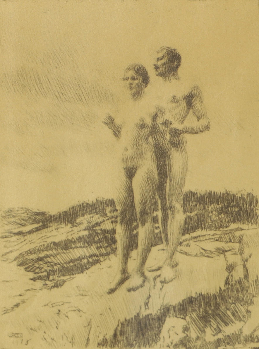 AFTER ANDERS ZORN. Print, Bengtsson's litho.