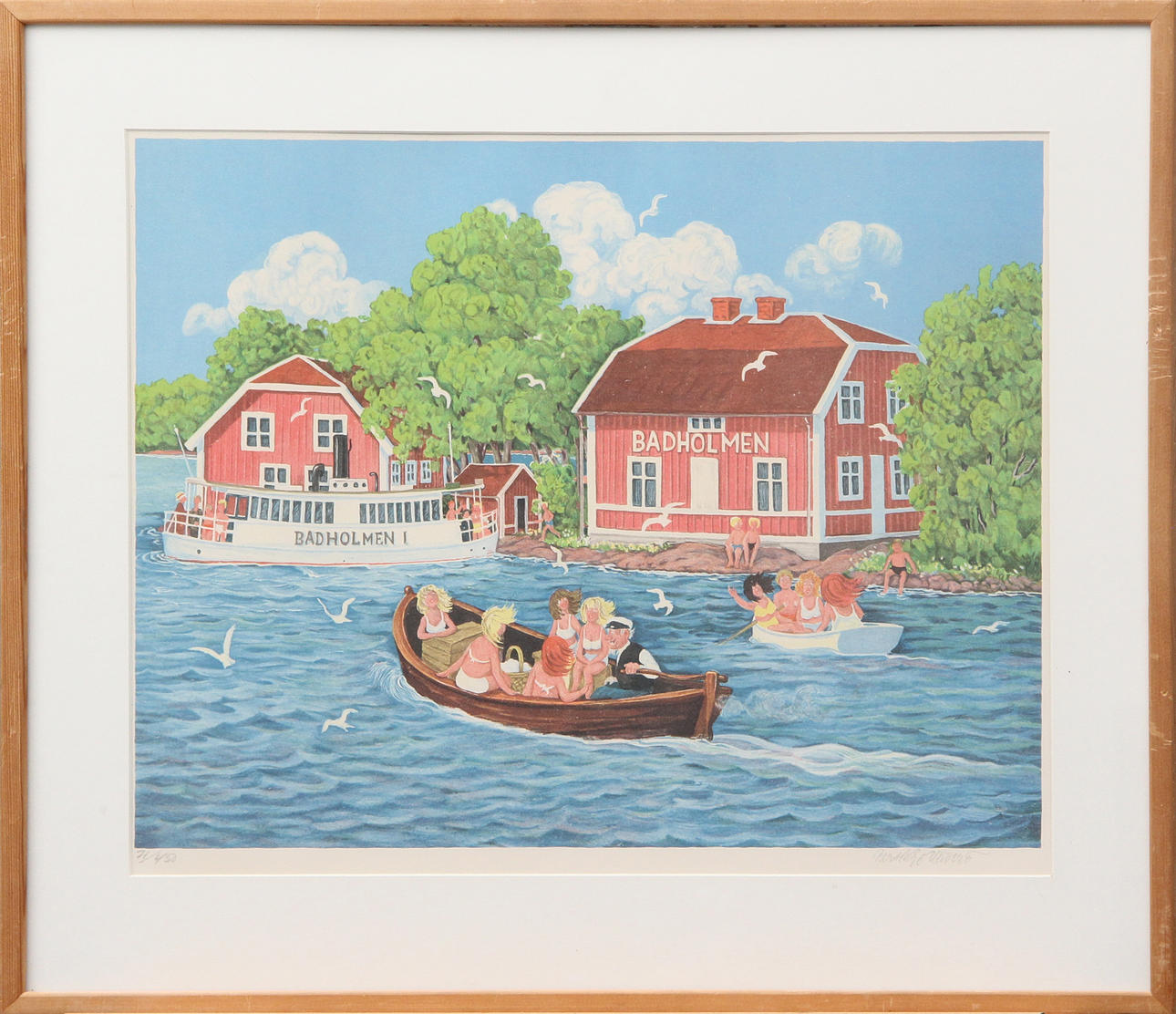 BERTIL HÅGE HÄVERÖ. LITO, signed.