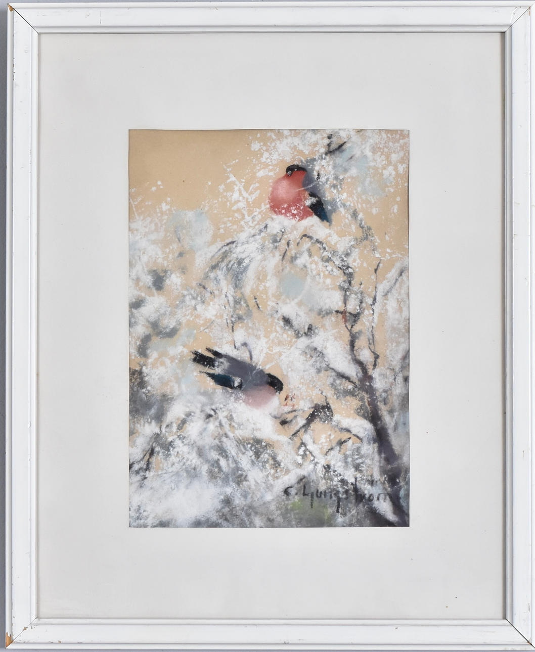 CARL LJUNGSTRÖM. Pastel.