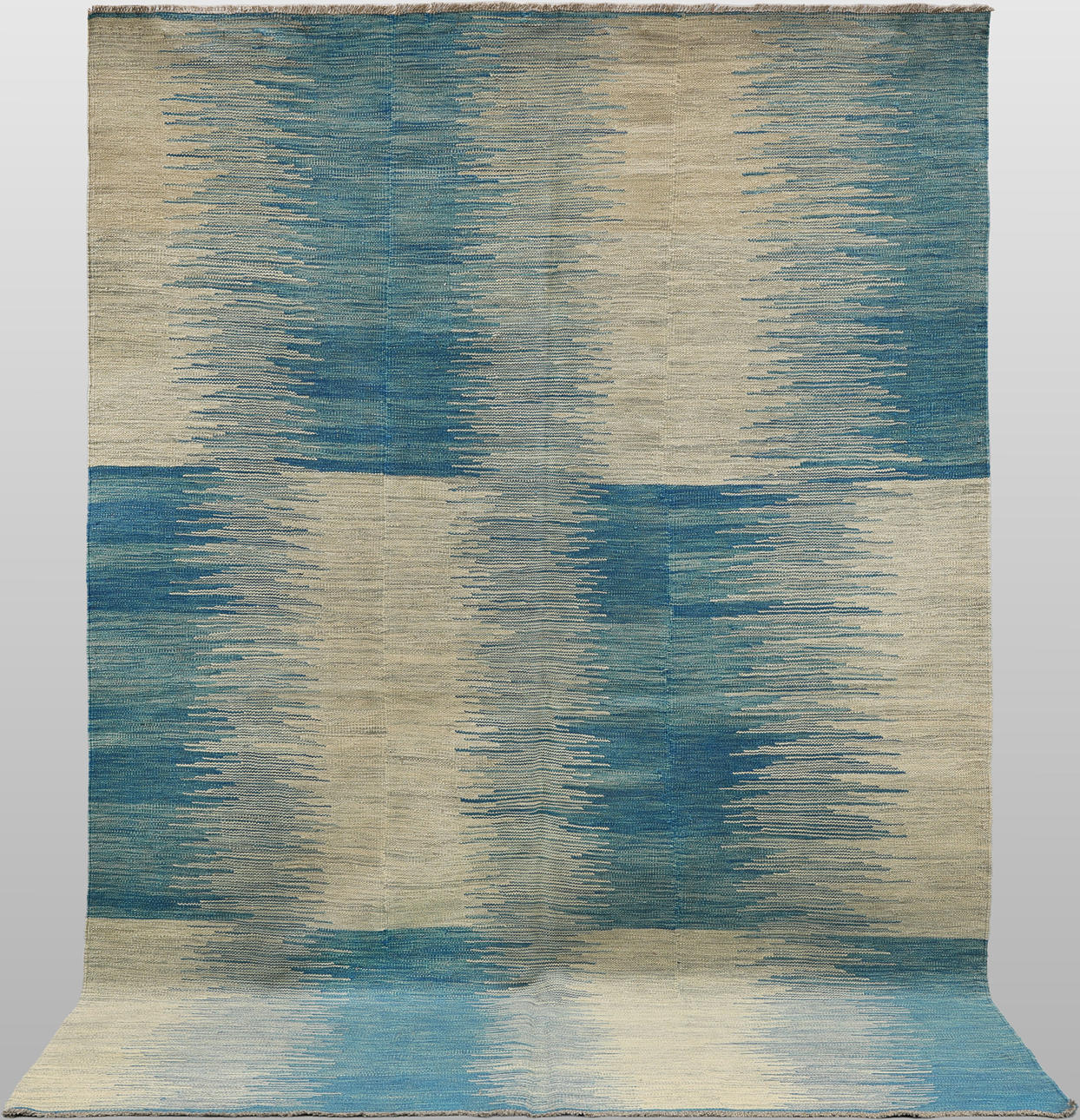 ORIENT CARPET. Kelim modern design, 277 x 178 cm.