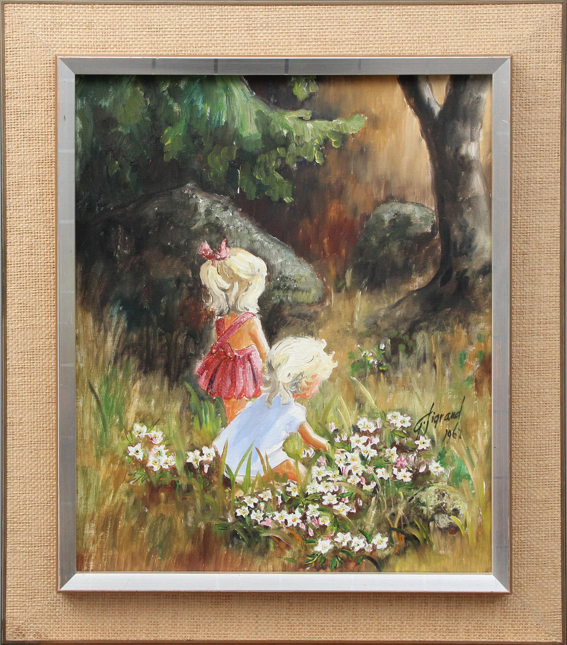 GUNVOR SIGRAND. OIL, on canvas, signed.