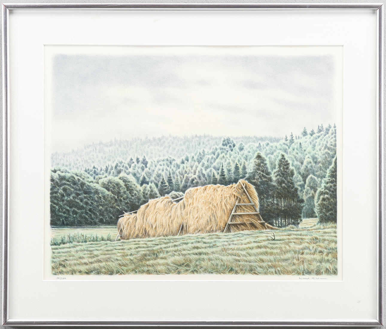 MIKAEL KIHLMAN. Lithograph 150/280, signed.