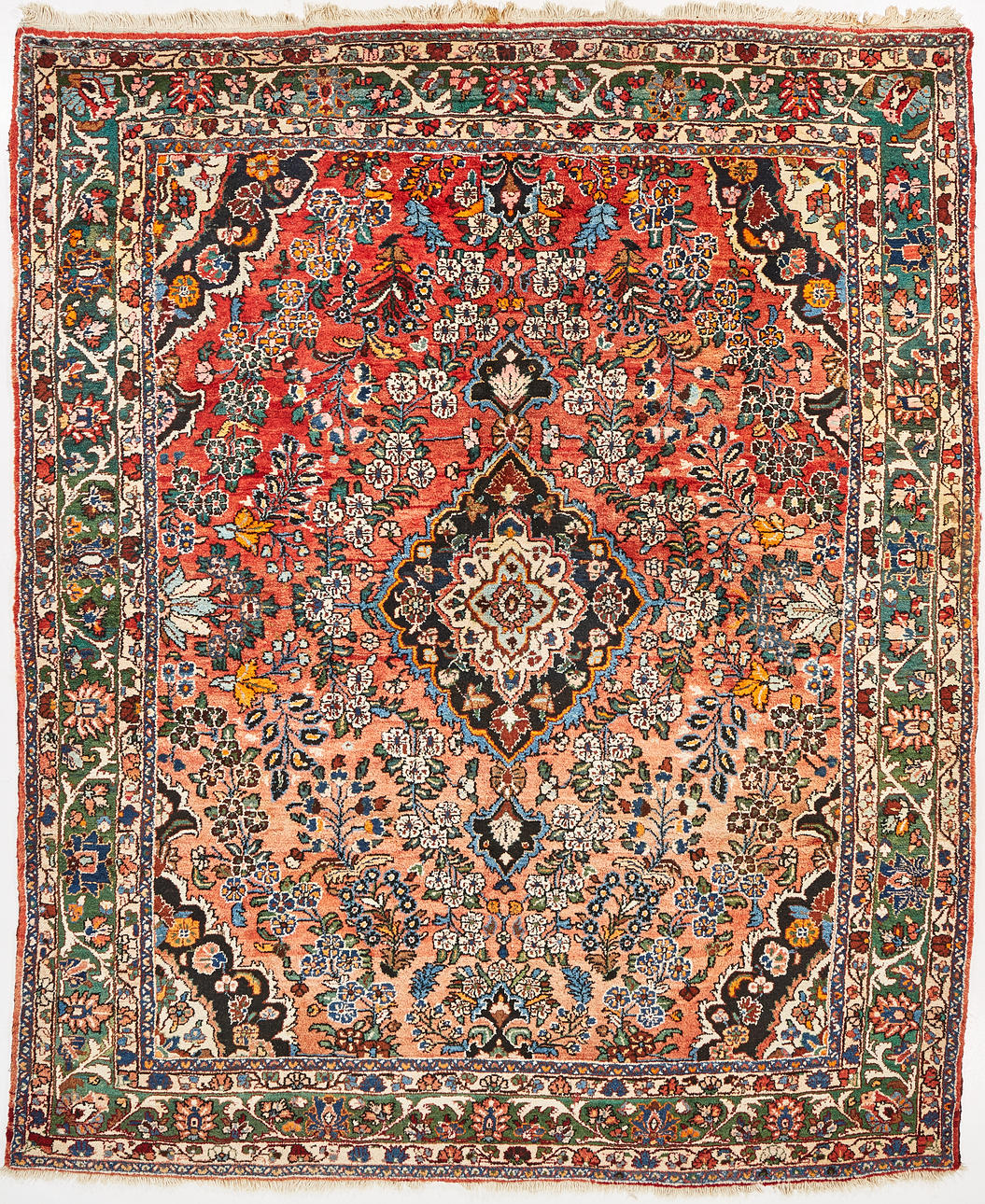 ORIENTAL CARPET, old, approx 296x248 cm.