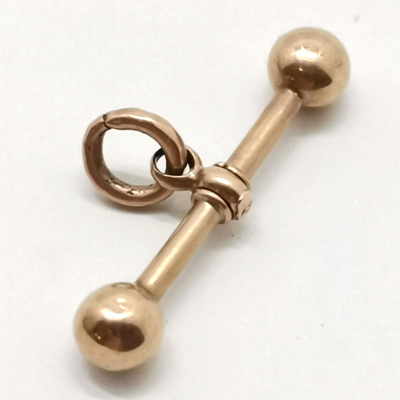 ANTIQUE 9ct ROSE GOLD T-BAR.