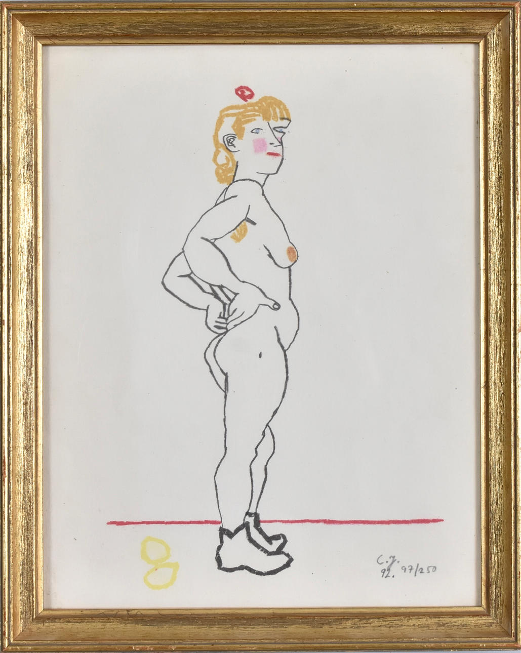 CLAES JURANDER (FÖDD 1948). Color lithography.