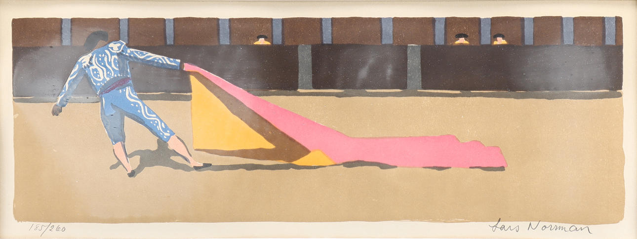 LARS NORRMAN. Lithograph 185/260, signed.