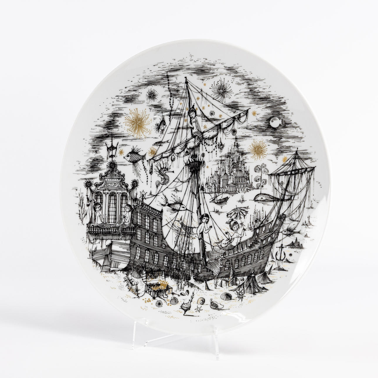 BJÖRN WIINBLAD. dish, Rosenthal.