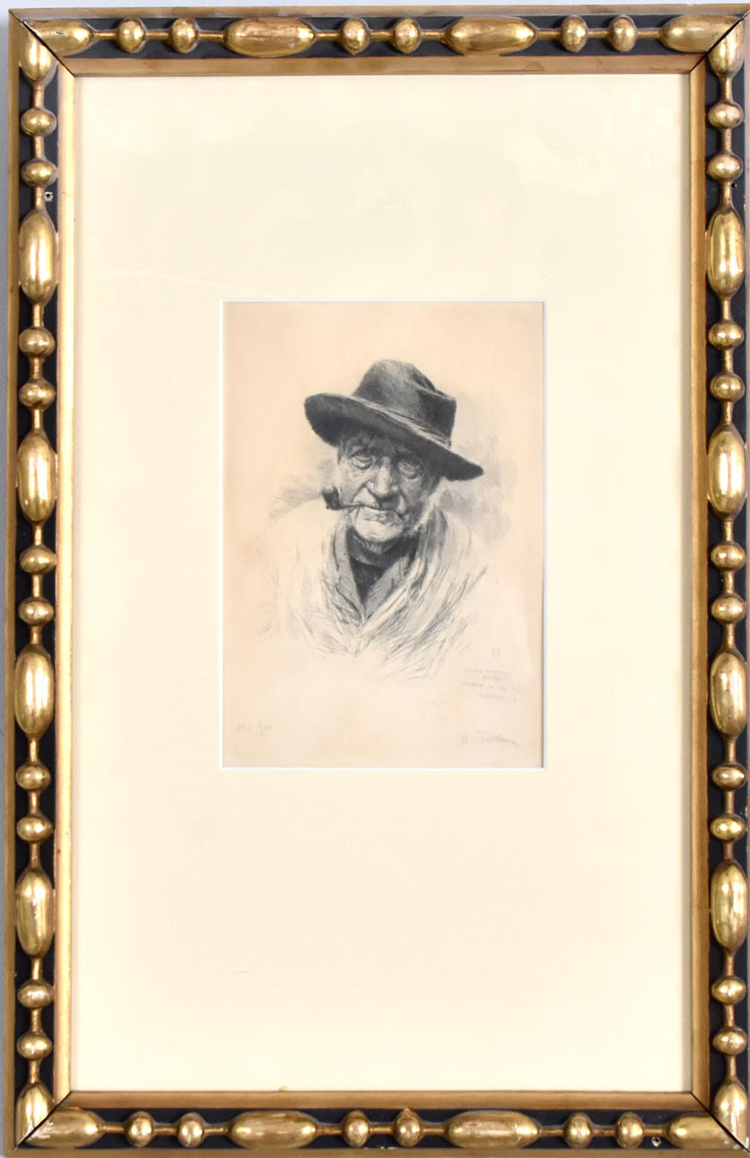 AXEL TALLBERG. Etching.