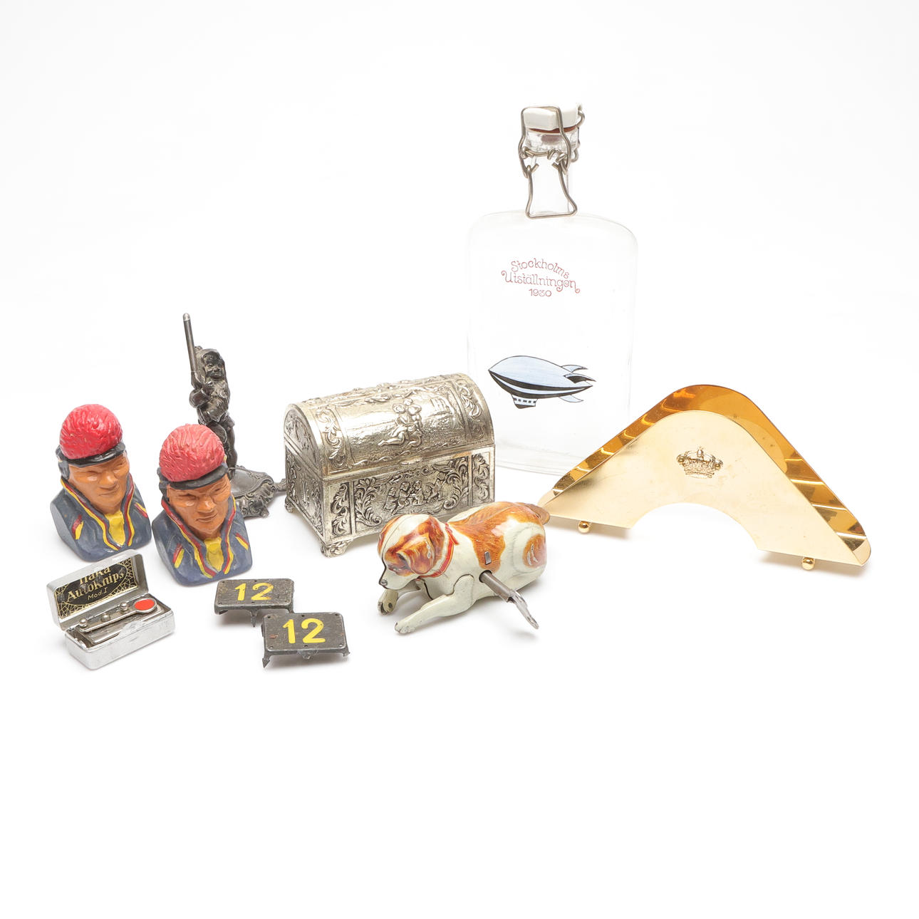 LOT, 10 pieces, including Skultuna.